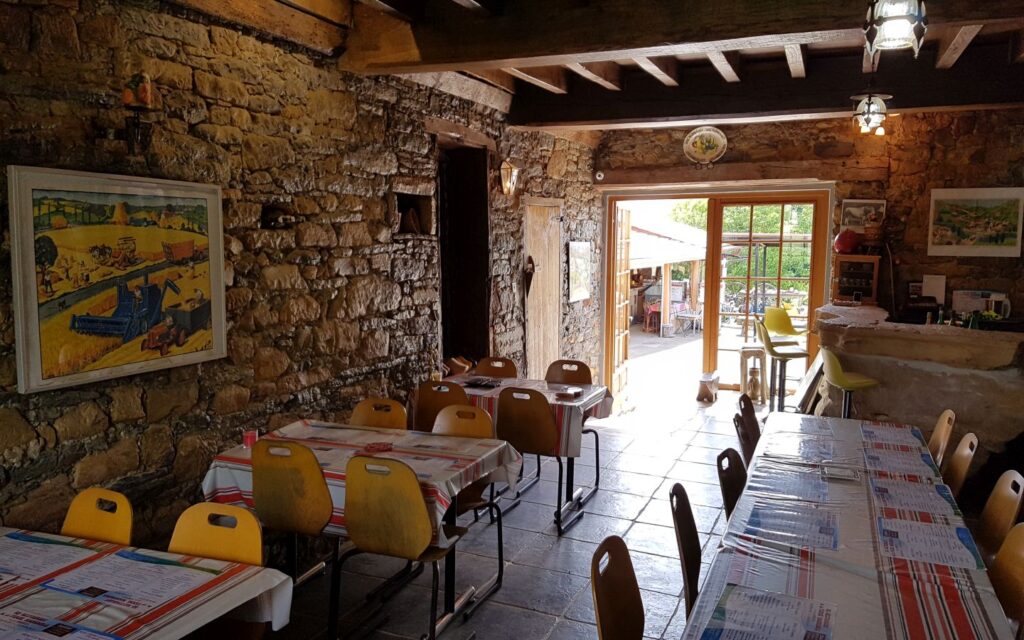 Au restaurant de la ferme Mignaburia