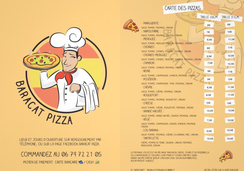 Baracat Pizzas