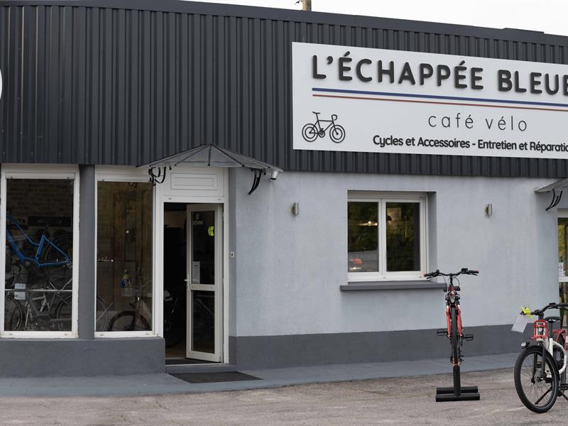 Cafe vélo l'Echappée Bleue