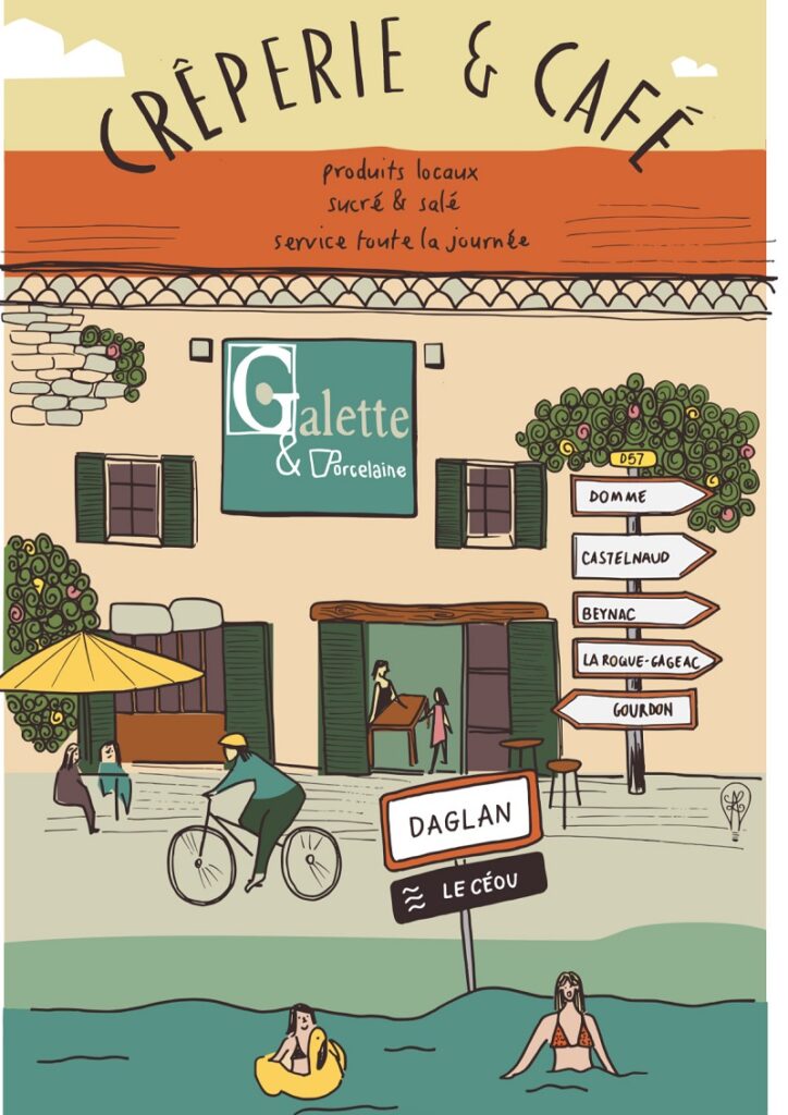 Galette et Porcelaine