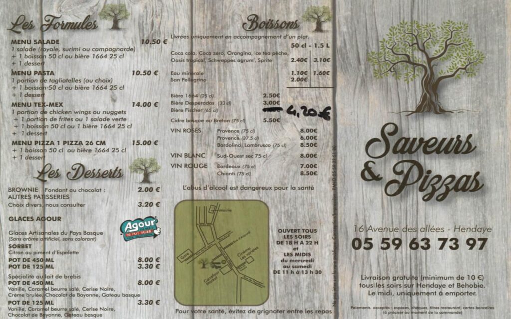 Saveurs & Pizzas